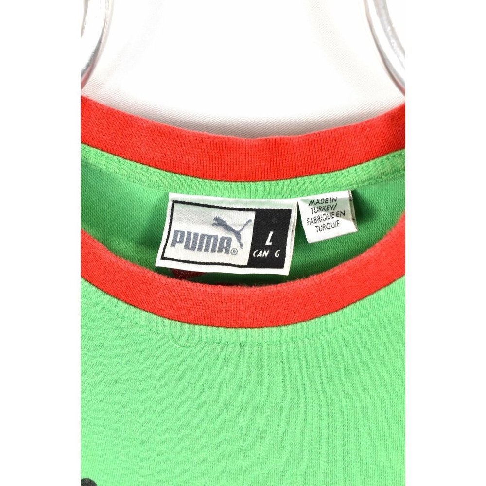 Vintage Puma shirt, green graphic tee - AU M - Picture 3 of 6